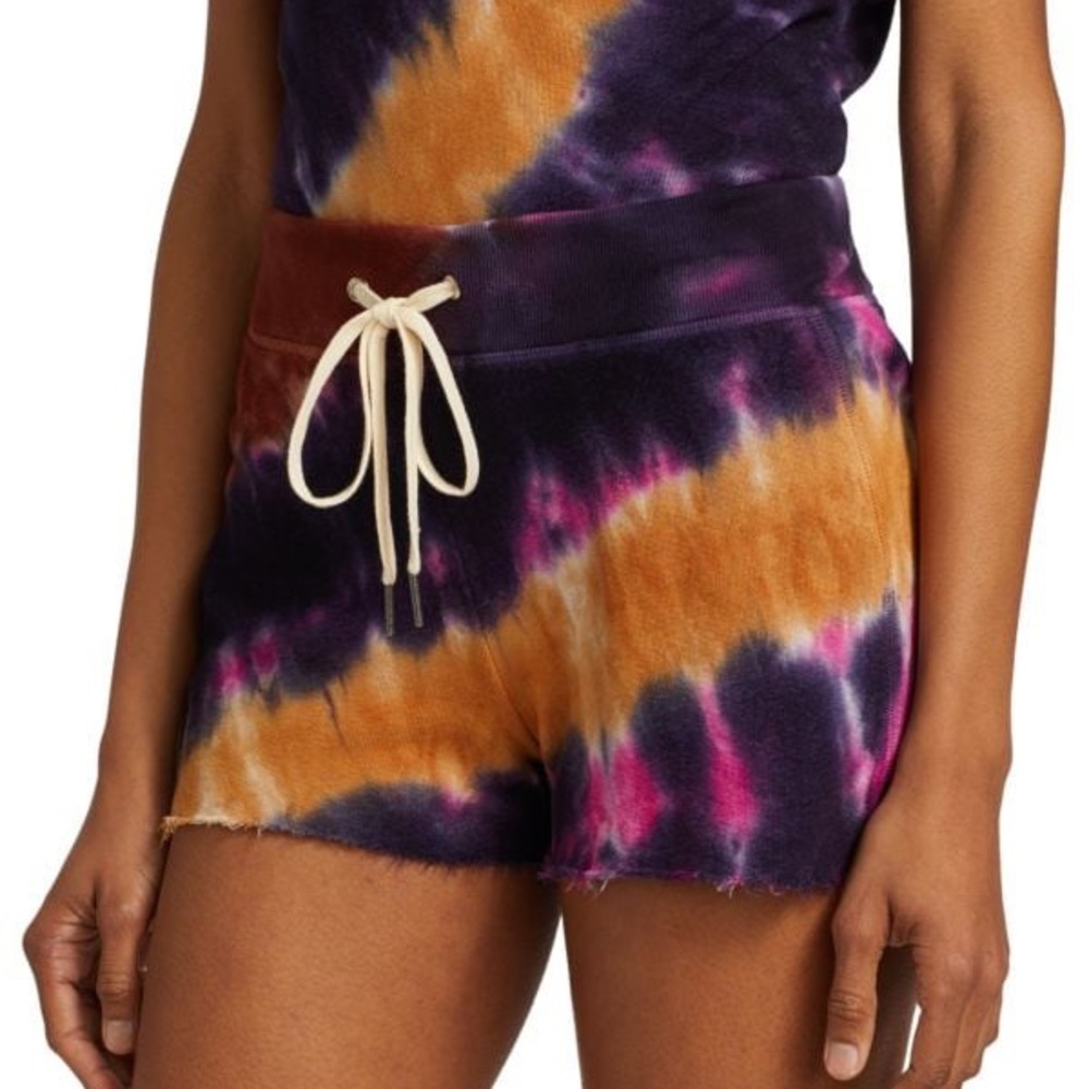 N:PHILANTHROPY Rum Tie-Dye Deconstructed Shorts